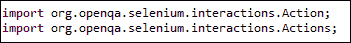 Keyboard & Mouse Event using Action Class in Selenium Webdriver