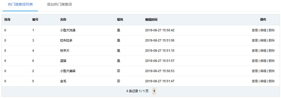 热门搜索关键词