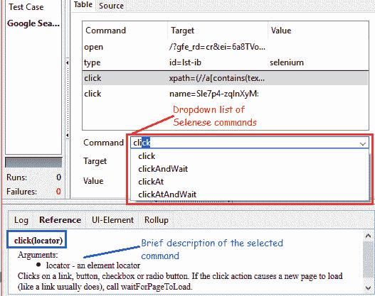 Command Dropdown
