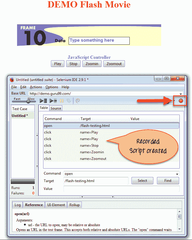 Flash Testing with Selenium