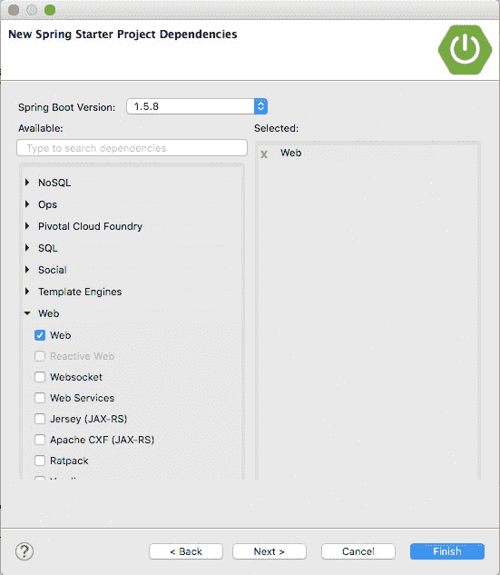 Create Spring web project