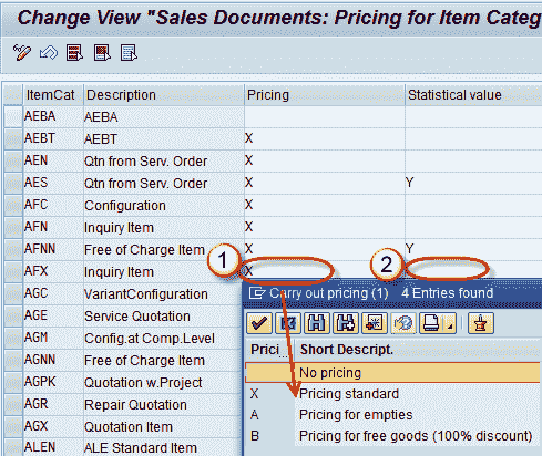 Determine Pricing by Item Category in SAP: OVKO