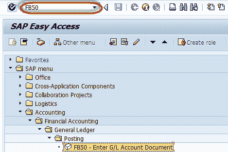 G/L Document Tutorial: Park, Hold, Posting with Refrence in SAP