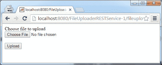 Java file upload form