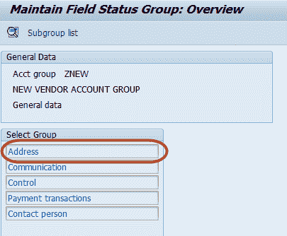 How To Create a Vendor Account Group in SAP FICO