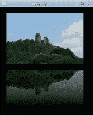 Reflected image