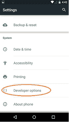 Step 2: USB debugging