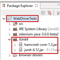 Junit jars added