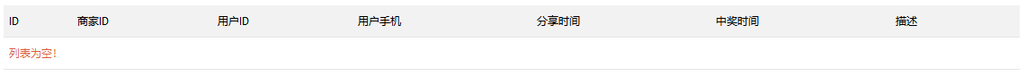 中奖列表
