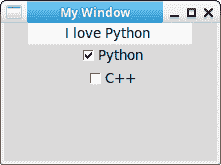 tkinter checkbox