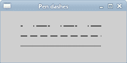 Dashes