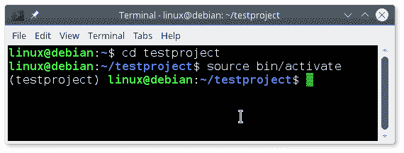 virtualenv python