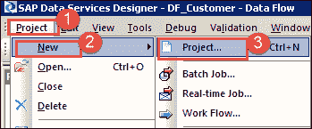 SAP DS (Data Services) in HANA