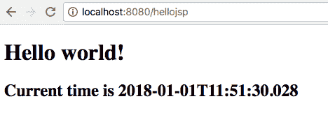 Rendered JSP page using Spring controller