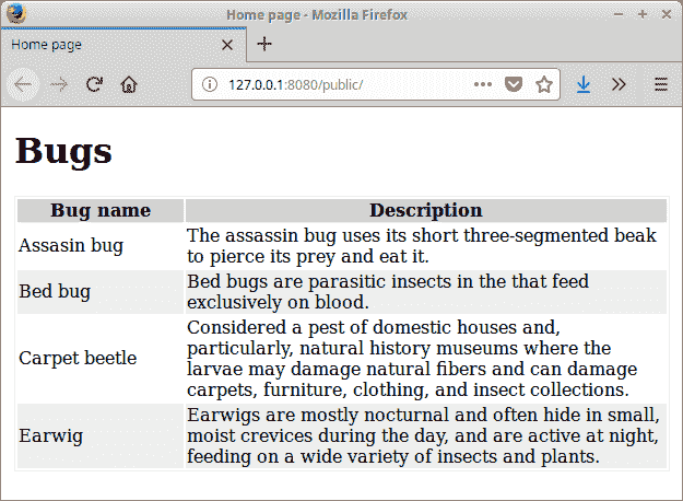 Sample application