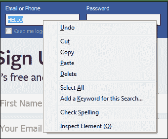 Keyboard & Mouse Event using Action Class in Selenium Webdriver