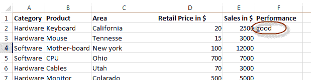 Excel Formula Interview Questions