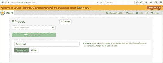 Installing via CoCalc
