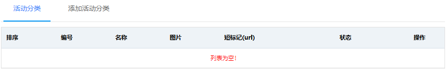 活动分类