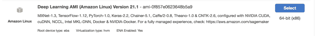 Deep Learning AMI