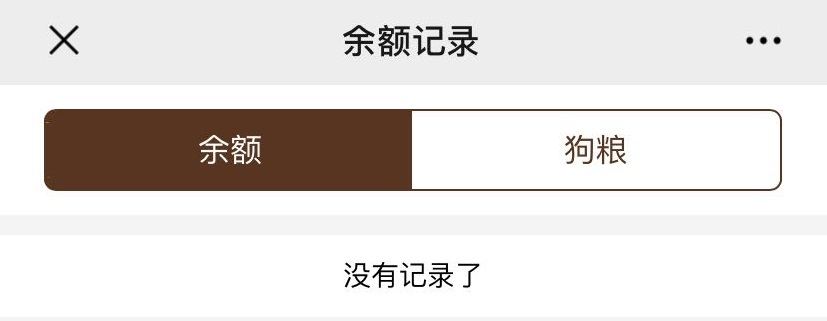 余额记录