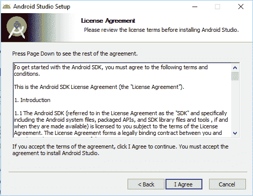 Step 3: Accept license 