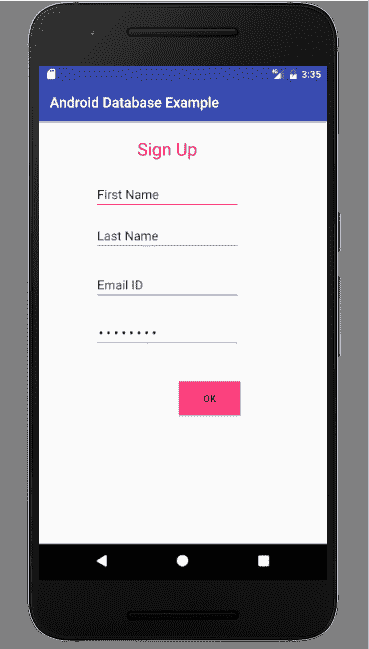 sign up