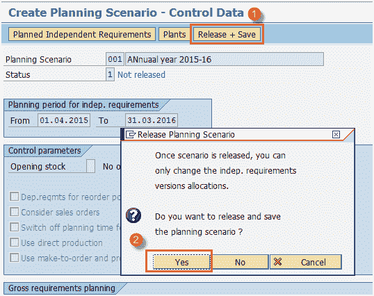 Long Term Planning (LTP) Tutorial in SAP PP: MS31, MS02, MD61