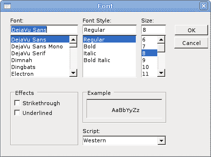 FontDialog