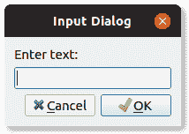 pyqt input dialog