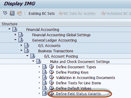 How to Define Field Status Variant & Field Status Group in SAP