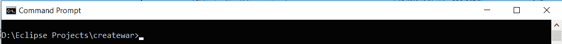 maven war file install cmd