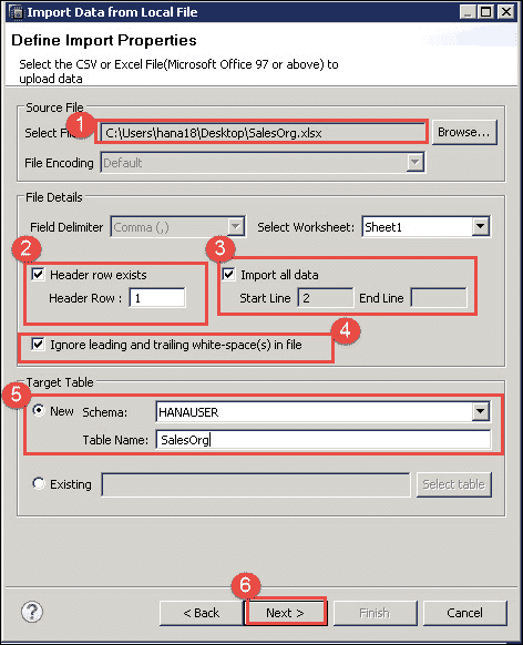 SAP HANA Flat File Upload Tutorial: CSV, XLS & XLSX