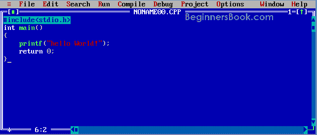 first-C-program