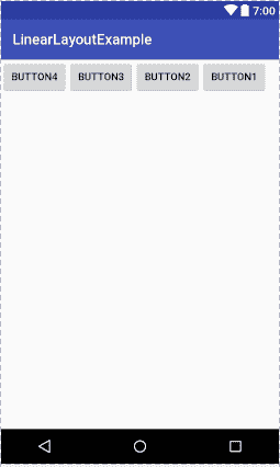 linear Layout Horizontal