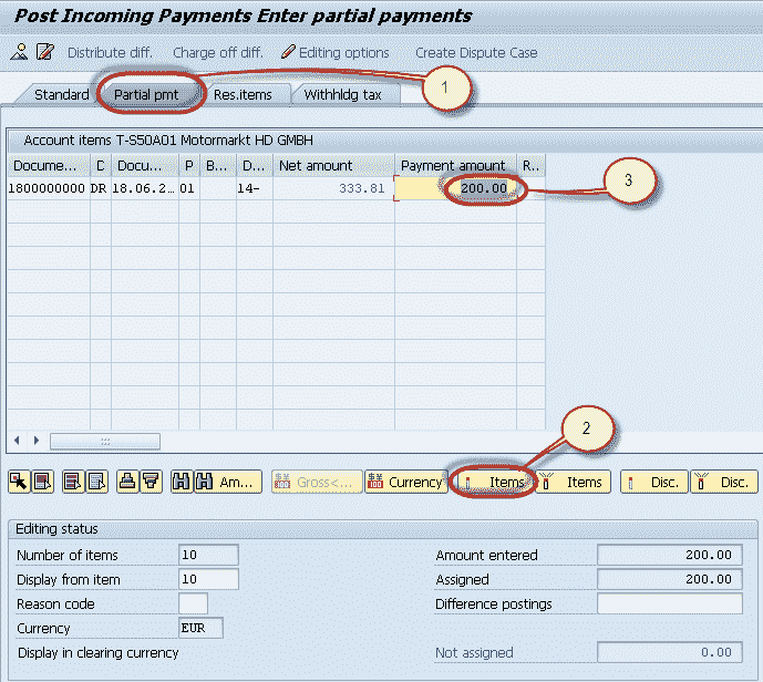 Partial Method: Incoming & Outgoing Partial Payments Posting in SAP