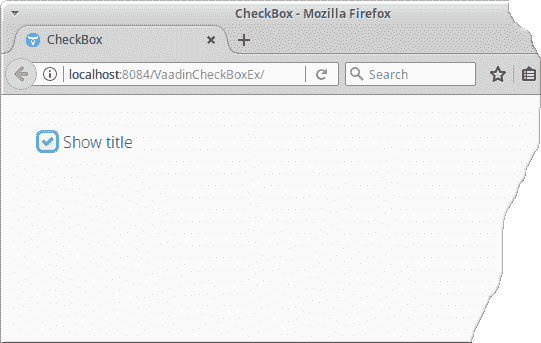 Vaadin CheckBox