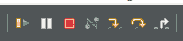 toolbar menu debugger
