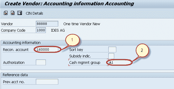 How to Create One Time Vendor FK01 in SAP