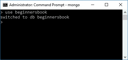 Creating Database in MongoDB