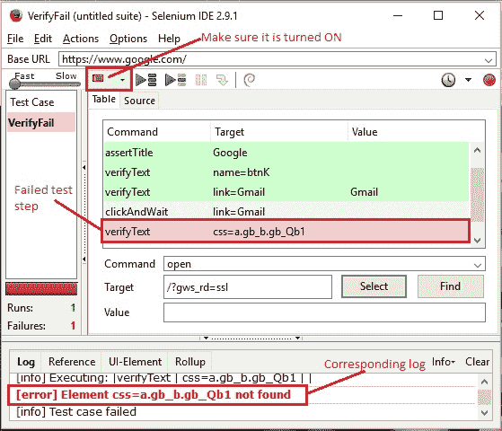 Plugin example run