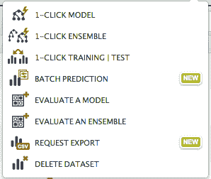 BigML 1-Click Everything