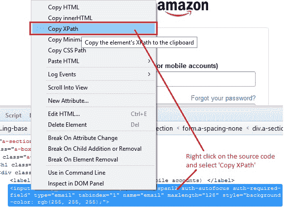 Locate by xPath Firebug