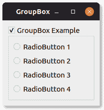 pyqt groupbox