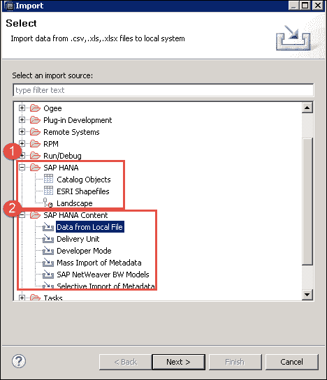SAP HANA Import and Export Tutorial