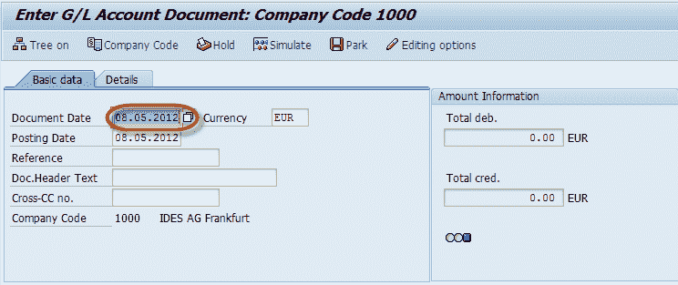 How to perform a Journal Entry Posting FB50 in SAP