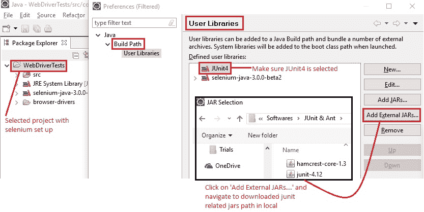 Junit user library