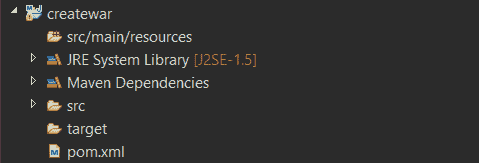 How to generate WAR file using Maven java example