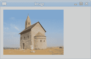 Showing an image