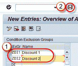 Condition Exclusion Group in SAP using Tcode OV31